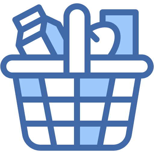 Free Basket icon two-color style