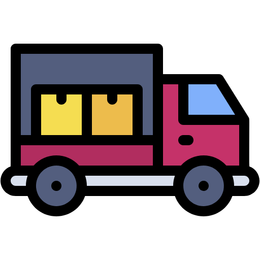 Free Truck icon Lineal Color style