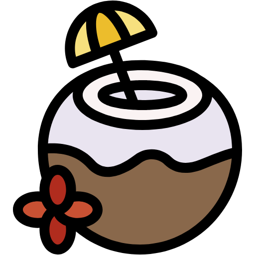 Free Coconut Drink icon Lineal Color style