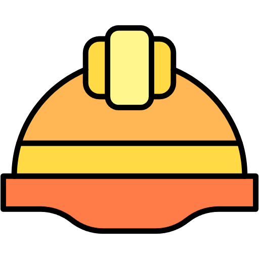 Free Construction helmet icon lineal-color style
