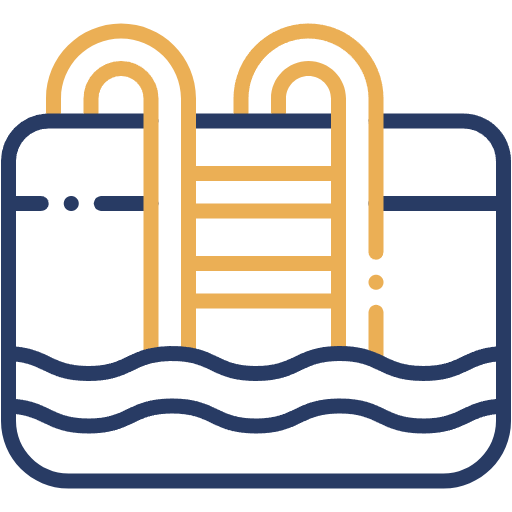 Free Swimming Pool icon Two Color style