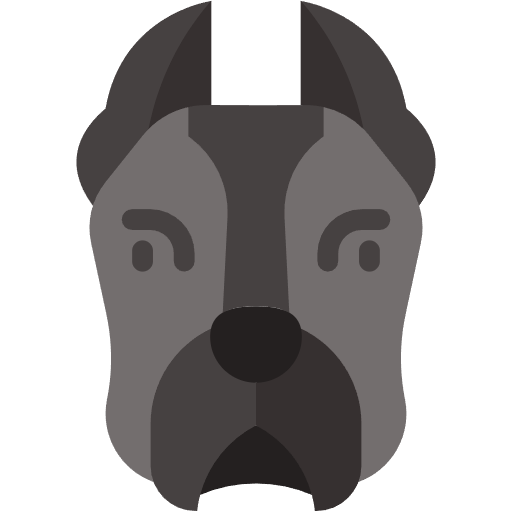 Free Great Dane icon Flat style - Dog Breeds pack