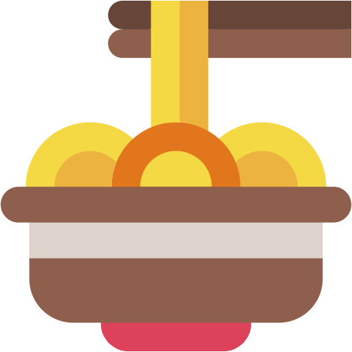 Free Noodles icon Flat style