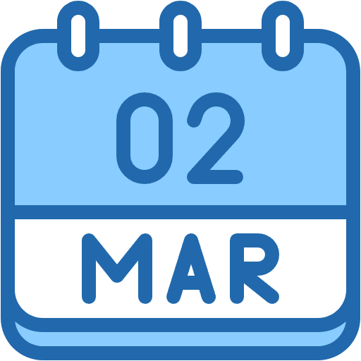Free Calendar icon Two Color style - March Calendar pack