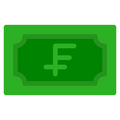 Free Swiss Franc icon undefined style