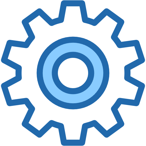 Free Cog icon Two Color style
