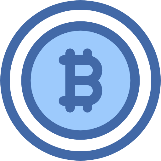Free Bitcoin icon Two Color style