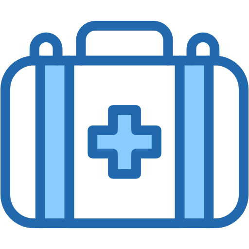 Free first aid icon two-color style