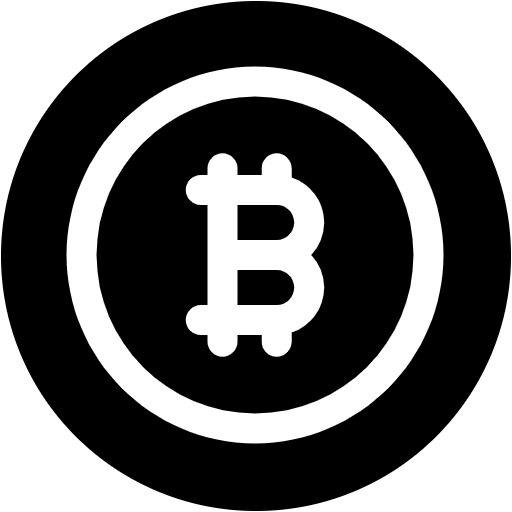 Free Bitcoin icon filled style