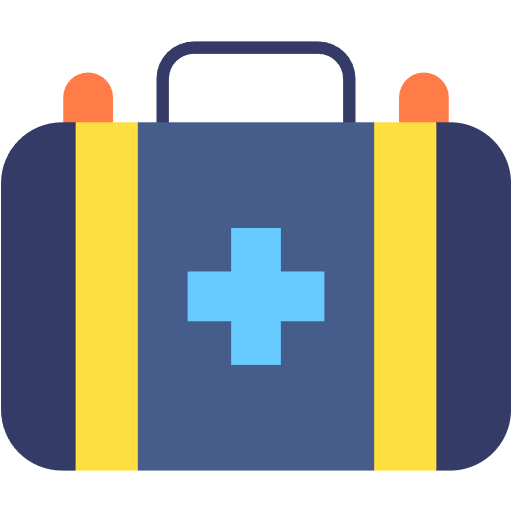 Free first aid icon flat style
