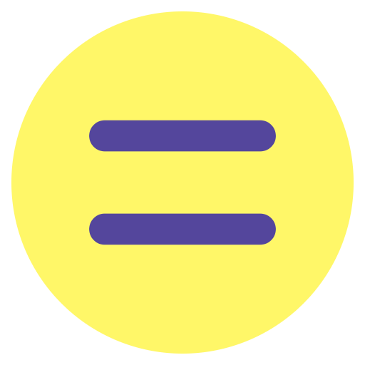 Free Equal icon Flat style