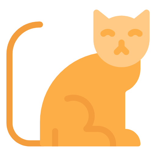 Free Cat icon flat style