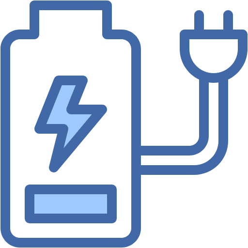 Free Battery icon two-color style