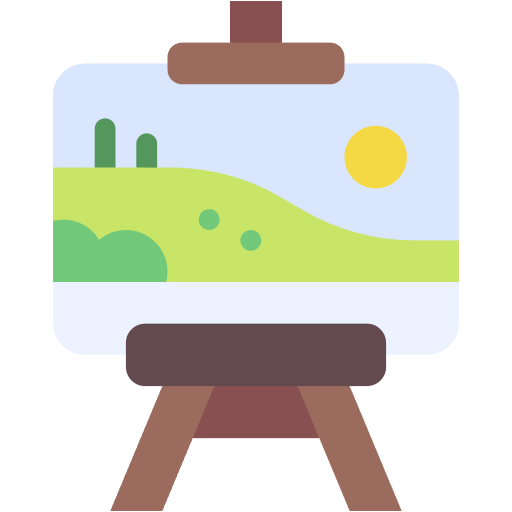 Free Painting icon flat style