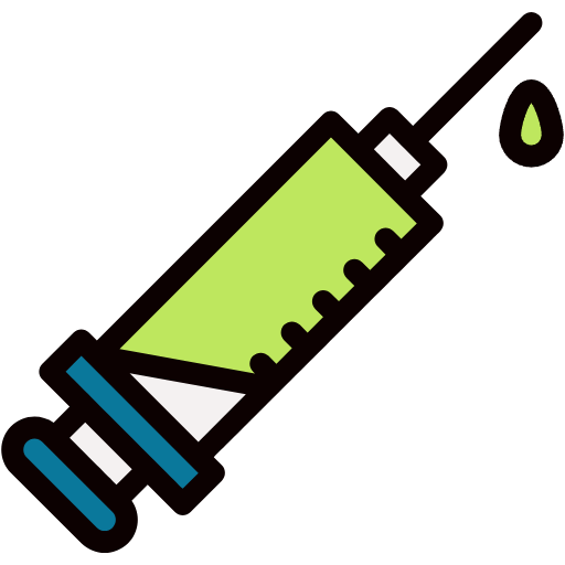 Free Syringe icon lineal-color style