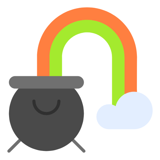 Free pot icon flat style