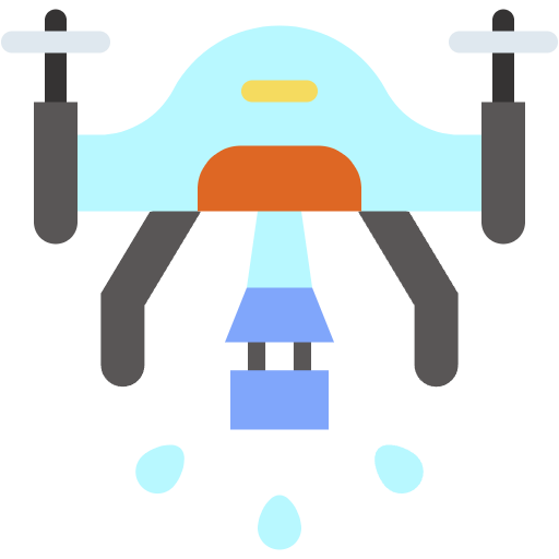 Free Drone icon flat style