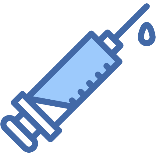 Free Syringe icon two-color style