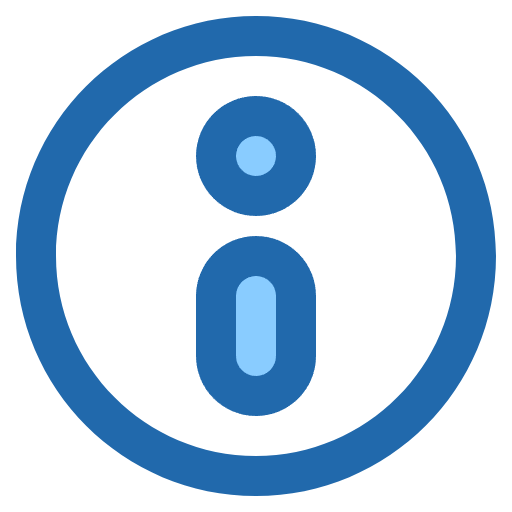 Free Information icon two-color style