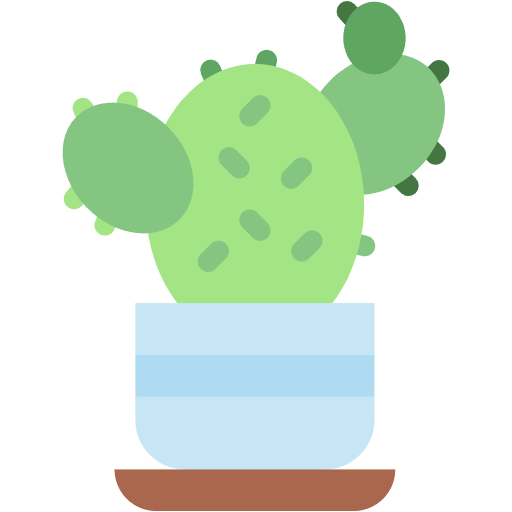 Free Cactus icon flat style