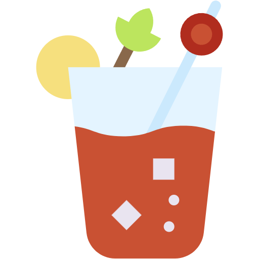 Free Bloody Mary icon flat style