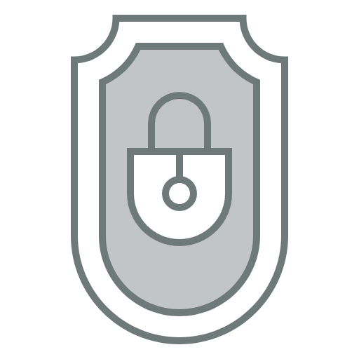 Free shield icon two-color style