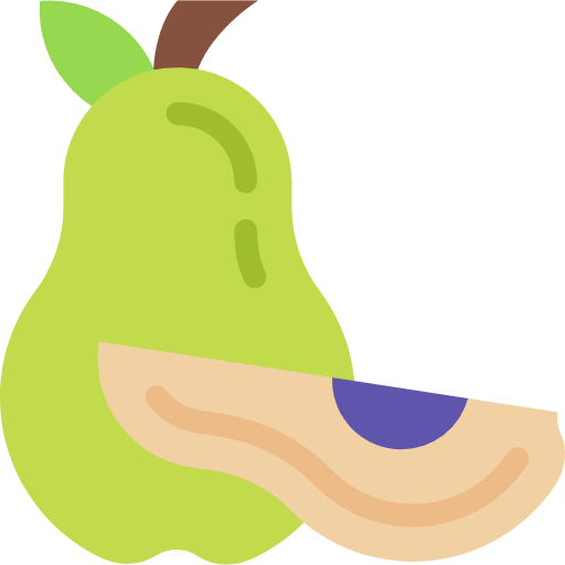 Free Pear icon flat style