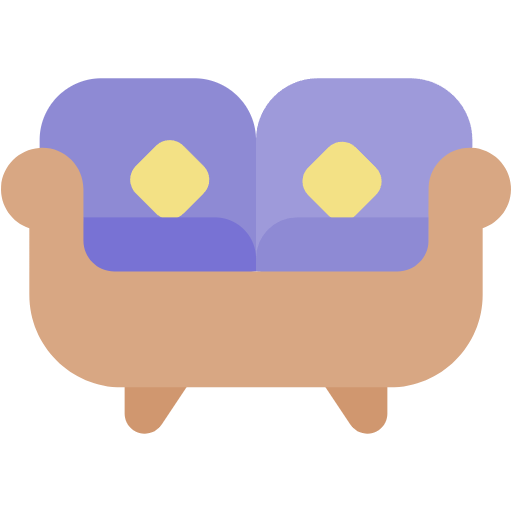Free Couch icon flat style