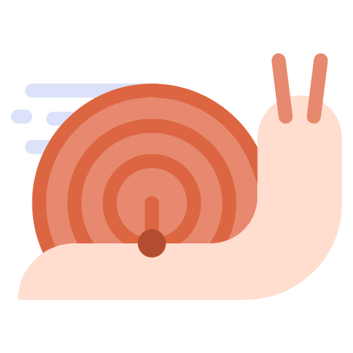 Free Snail icon flat style