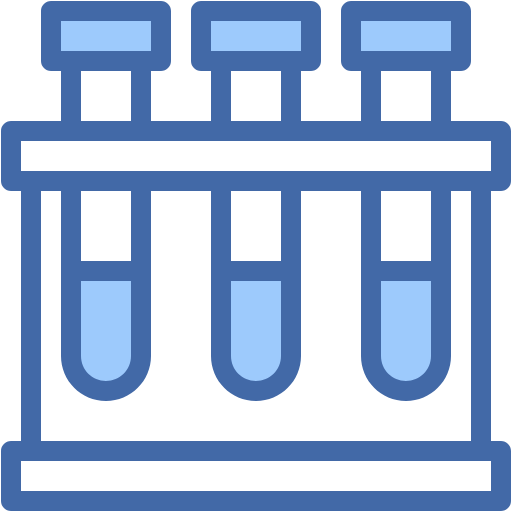 Free Test Tube icon two-color style