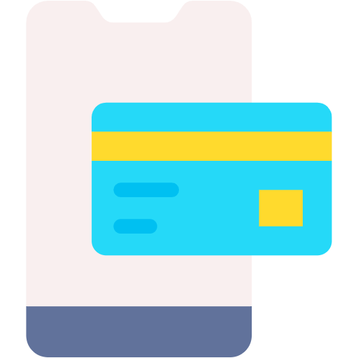 Free Payment icon flat style