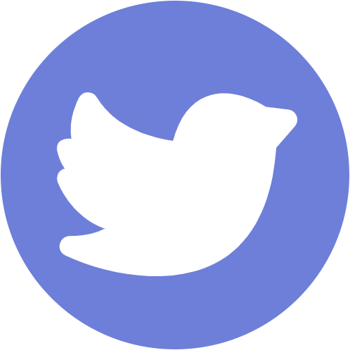 Free Twitter icon Flat style