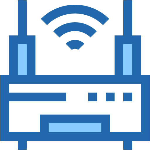Free Modem icon two-color style