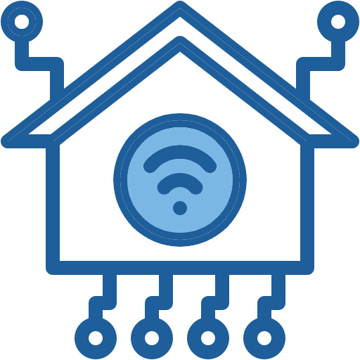 Free Smart Home icon two-color style