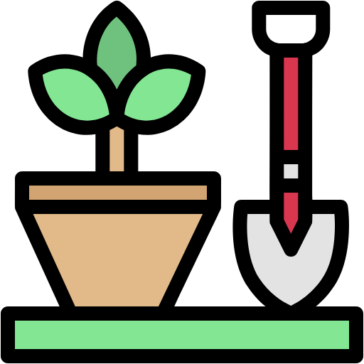 Free Gardening icon lineal-color style