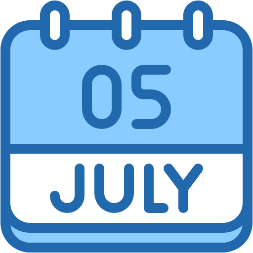 Free Calendar icon two-color style