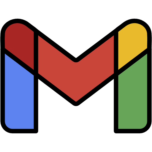 Free gmail icon lineal-color style