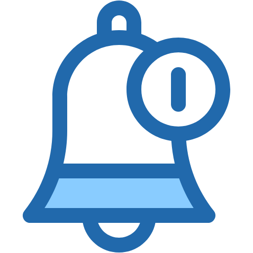Free Notification icon two-color style