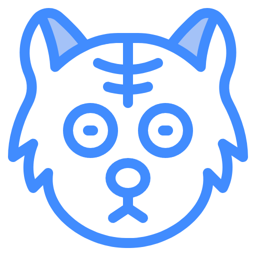Free shocked icon two-color style