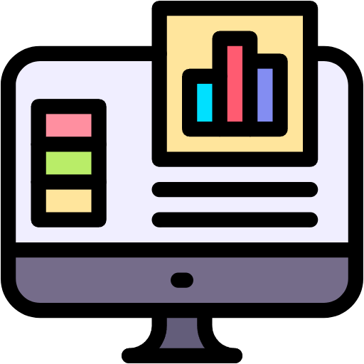 Free data icon Lineal Color style