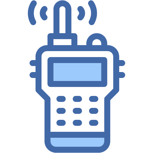 Free Walkie Talkie icon two-color style