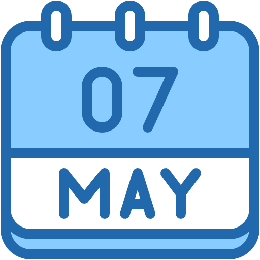 Free Calendar icon two-color style