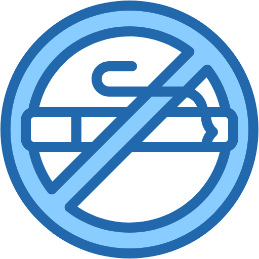 Free No Smoking icon two-color style