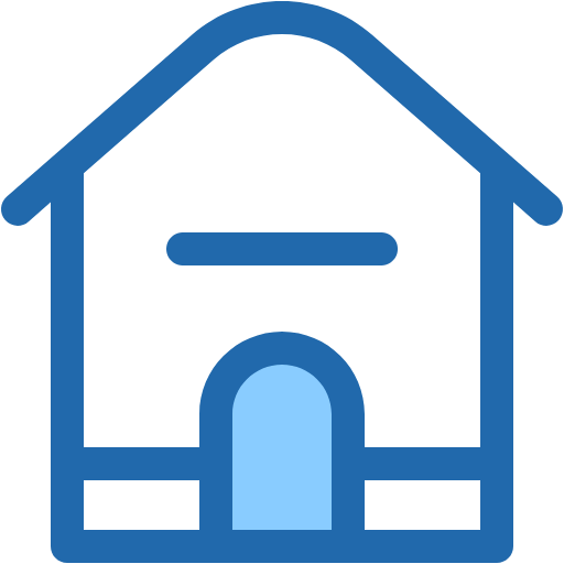Free Home icon two-color style