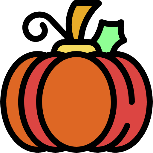Free Pumpkin icon lineal-color style