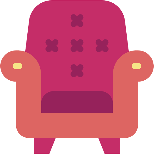 Free Armchair icon flat style
