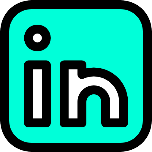Free Linkedin icon Lineal Color style