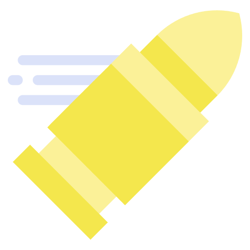 Free Bullet icon flat style