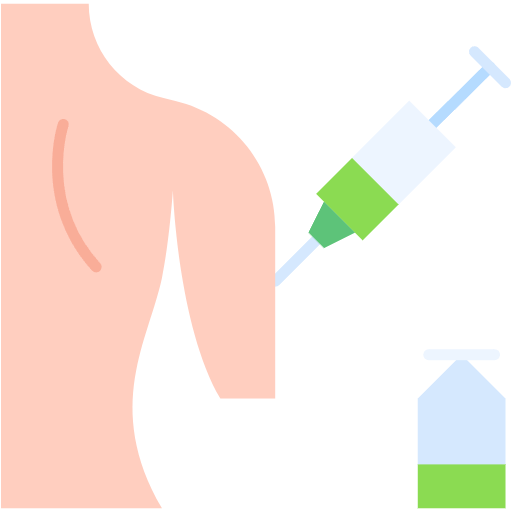 Free Injection icon flat style