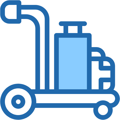 Free Trolley icon two-color style